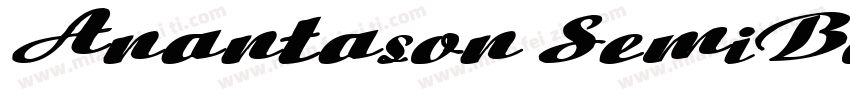 Anantason SemiBoldWd150字体转换
